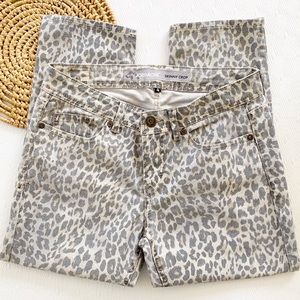 Jordache Skinny Cropped Cheetah Jeans 4